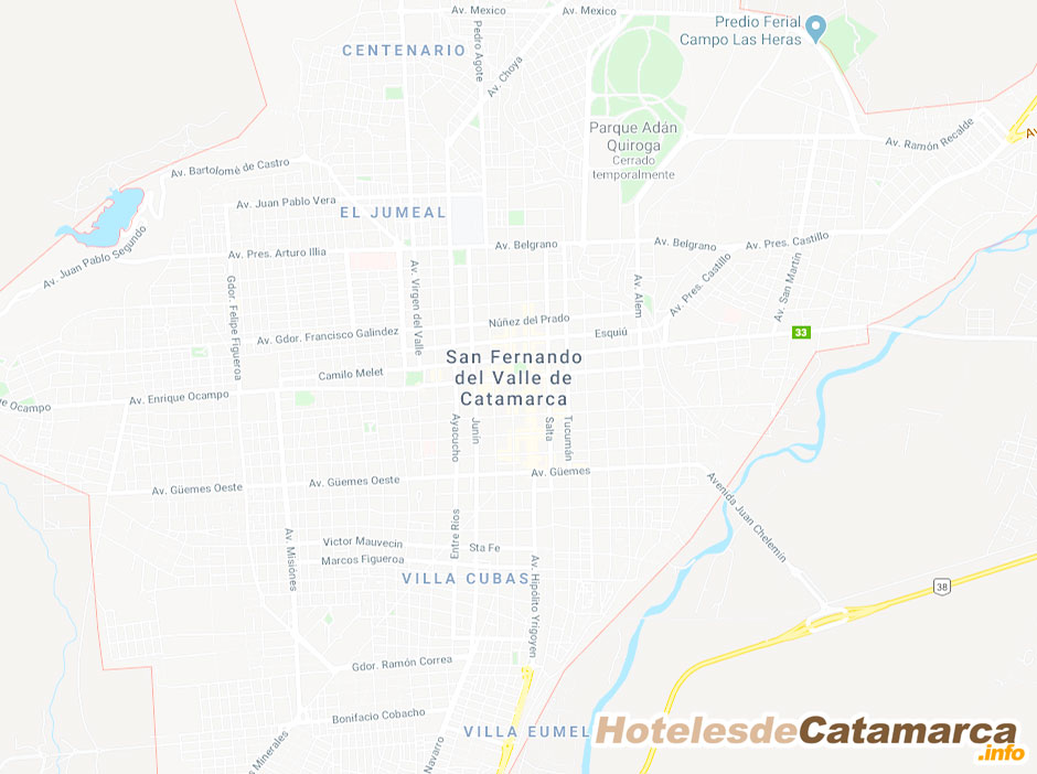 Mapas y Planos de San Fernando del Valle de Catamarca